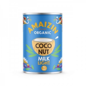 Leche de coco light 9% bio 400 ml.