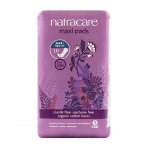 COMPRESAS ECOLOGICAS MAXI NOCHE SIN ALAS 10 UNID.