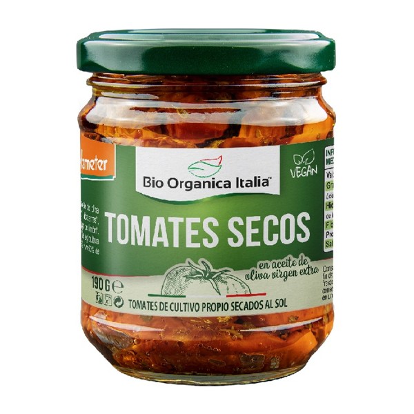 Tomate seco en aceite bio 190gr
