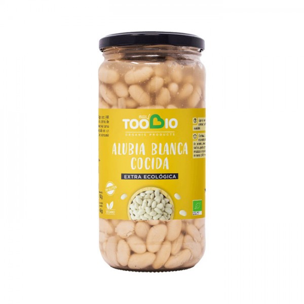Alubia blanca cocida extra ecológica 600 g